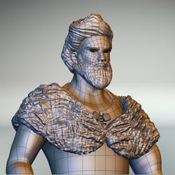 Spielfigur für den 3D Druck Topologie