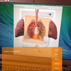Augmented Reality App zur Lunge