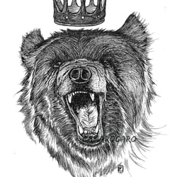 Berliner Bär Grafik-Illustration