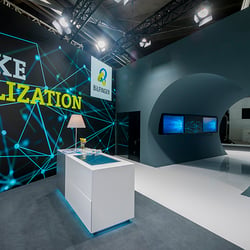 Bilfinger SE auf der Achema inkl Präsentation als Touchscreen