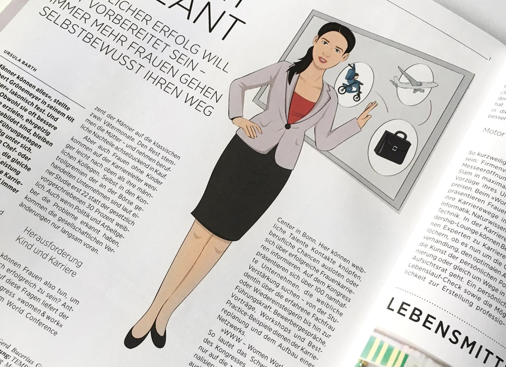 Illustration_WomanAndWork_DIEZEIT_02