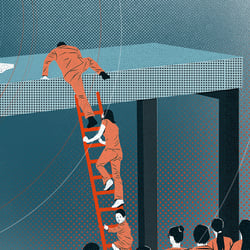red. Illustration „Wir nehmen den jungen Menschen…“ / Ausschnitt