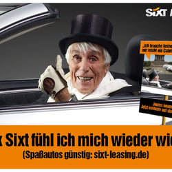 Sixt – Jung von Matt – Kampagne mit J. Heesters