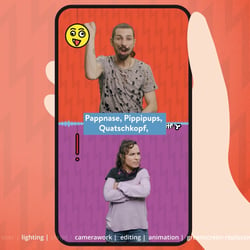 Kinder-Musikvideo in Gebärdensprache