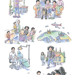 Missio Illustrationen zur Aktion „Male ein Bild für mich!“