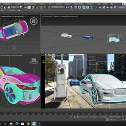 Produktion einer 3D Animation (Ansicht Software)