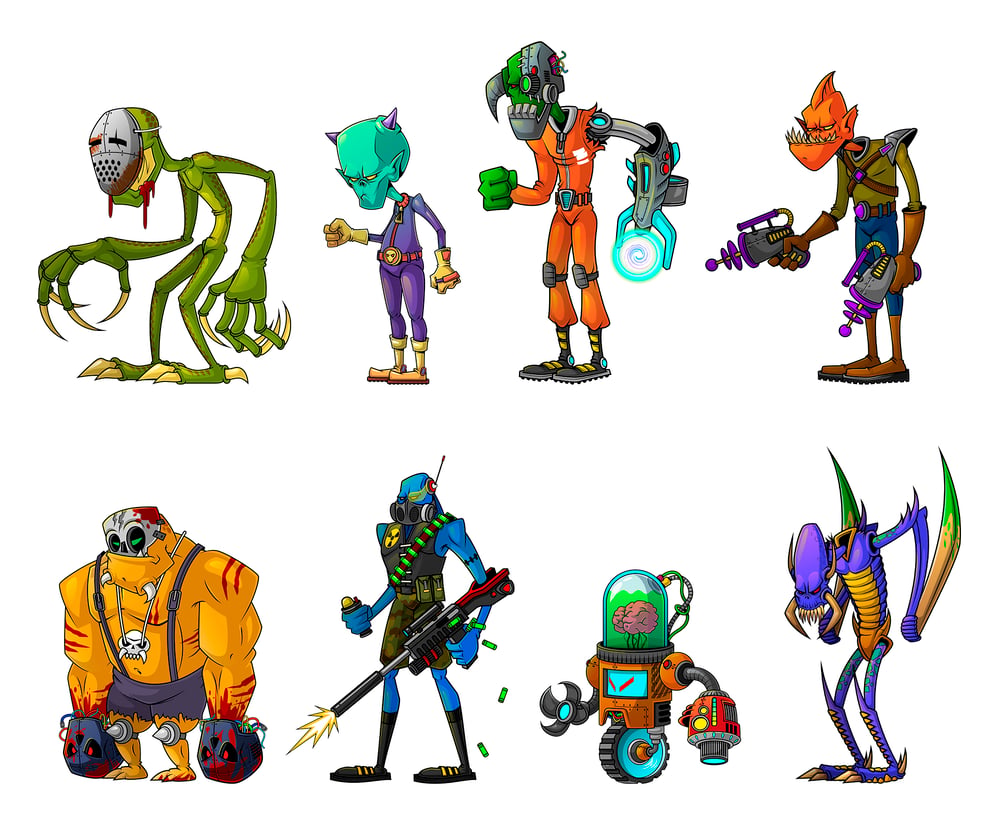 Charakter-Animation “Galaxy of Crime”