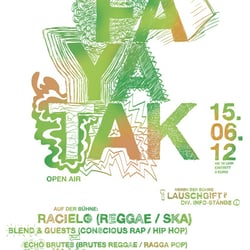 Plakat für Open-Air-Festival Fayatak 2012