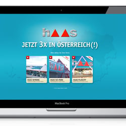 Webseite www.haas-el.at