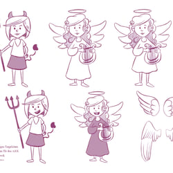 Entwürfe Characterdesign für das AKK