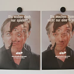 dap – Das aktuelle Programm spielt Improvisationstheater- Poster
