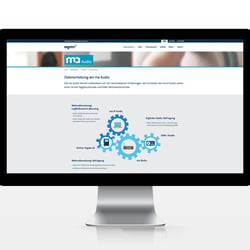 Website mit Kundenportal und Archiv für Media-Publikationen