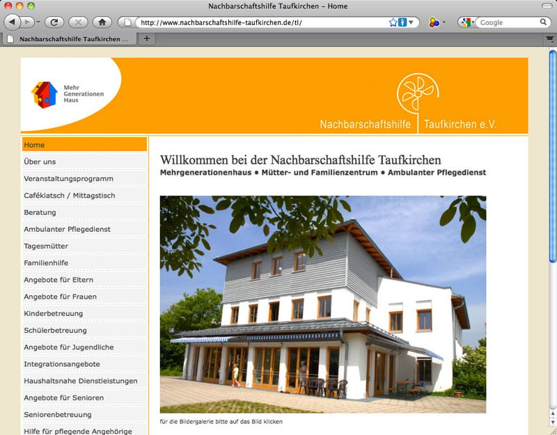 Nachbarschaftshilfe Taufkirchen – Webseite