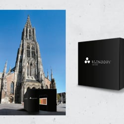Tastpavillon und „Sprechende Würfel“
