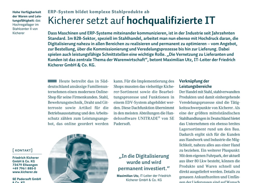 Referenzbericht als Marketinginstrument