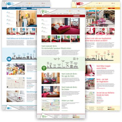 Hotel-Webseiten mit dem von uns programmierten Zimmerbuchungs- und -Administrationssystem