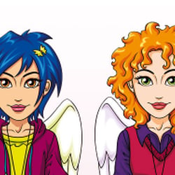 Final Art Charaktere zur Serie Angel Me