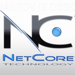 Logotype NetCore: Technology Services Center