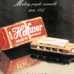 Konzeption und Umsetzung einer Print Kampagne für die Blues Harmonicas von Hohner.