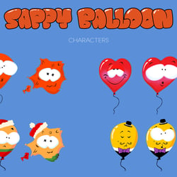 Sappy Balloon, 2D game character