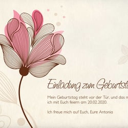 Geburstagseinladung