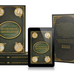 Coverdesign & Illustration: Götter, Molche, Drachenzähmer; Selfpublishing
