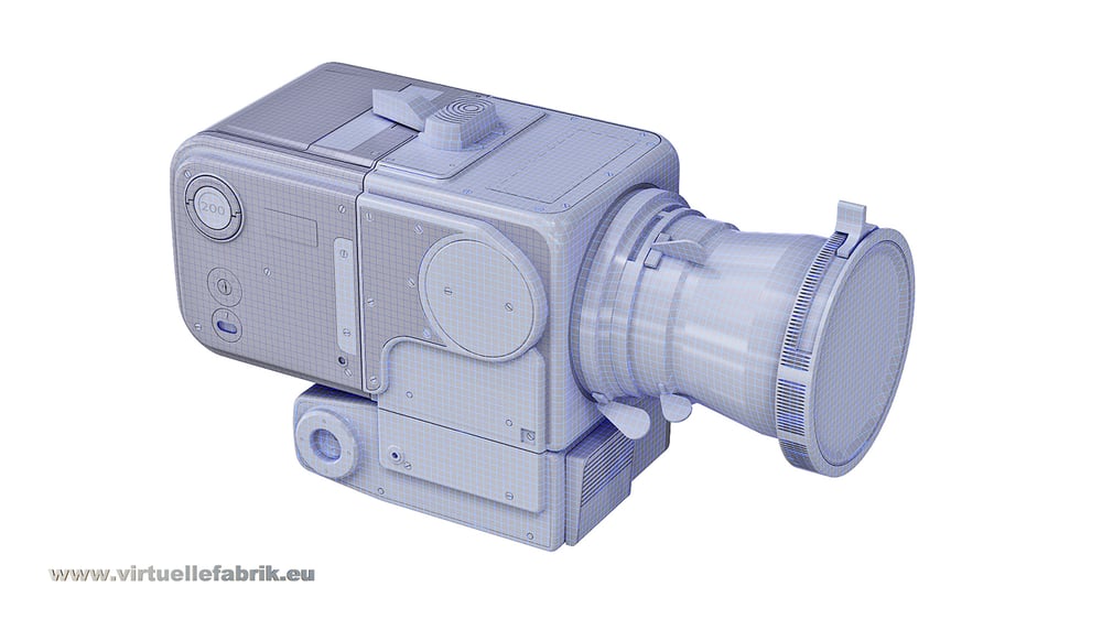 3d-modell-Hasselblad-Kamara