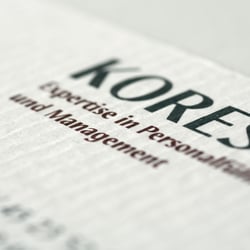 Detailansicht Typo & Papier