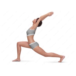 Dehnübungen und Stretching: Anleitungsillustrationen