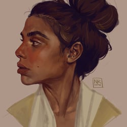 Brown hair, 2016 (Photoshop)
