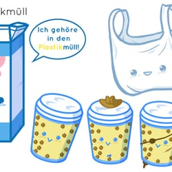 Mülltrenn-Maskottchen