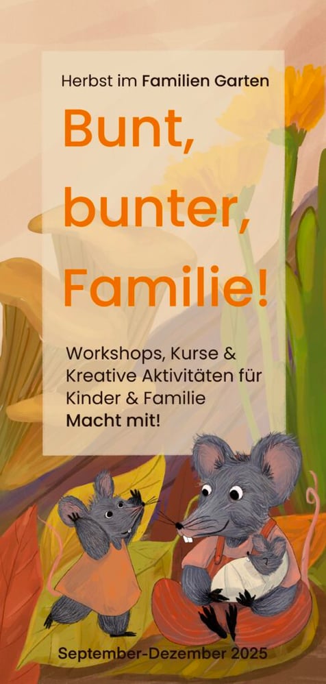 Flyer design für Familien Zentrum