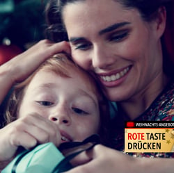 Douglas HbbTV Kampagne – Red Button Klick Aufforderung