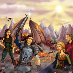 Digital Art, Szenenbild für App-Spiel