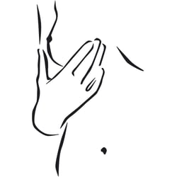Illustration zum Thema Brustkrebsvorsorge