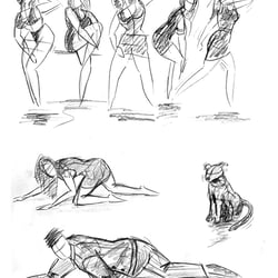 figürliche Scribbles