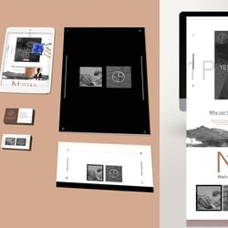 1 people Website und Briefpapier