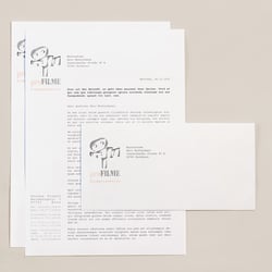 Briefpapier und Briefumschlag