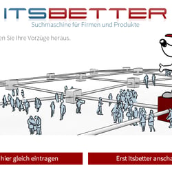 Illustration „Thema SEO“ für eine deutsche Industrie-Suchmaschine