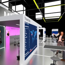 Messestandkonzept für IT-Software Hersteller