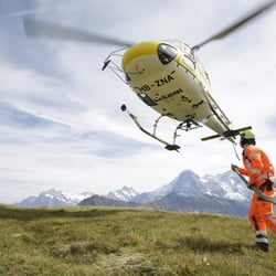 Heli-Shooting in den Alpen für MEWA