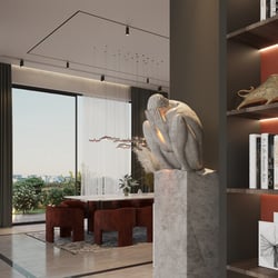 3D Innenraumvisualisierung – Luxusappartment
