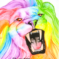 Rainbow Lion