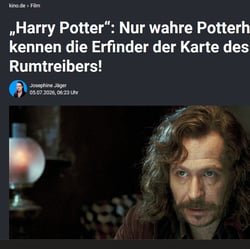 Quiz-Artikel für Kino.de