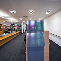 Leitsystem Neubau Campus Finkenau Bibliothek