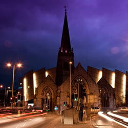Plymouth at night