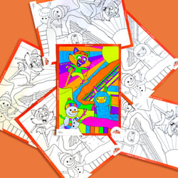 KrallerAlm – Colouring Sheets