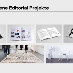 Verschiedene Editorial Projekte
