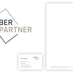 Logo, Briefschaften Stauber Partner, Architektur (für Beluga Kommunikation)