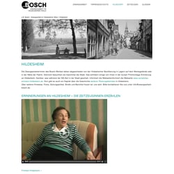 z.B. BOSCH: Multimediale Website zum Thema Zwangsarbeit